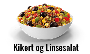 A1-Kikert og Linsesalat